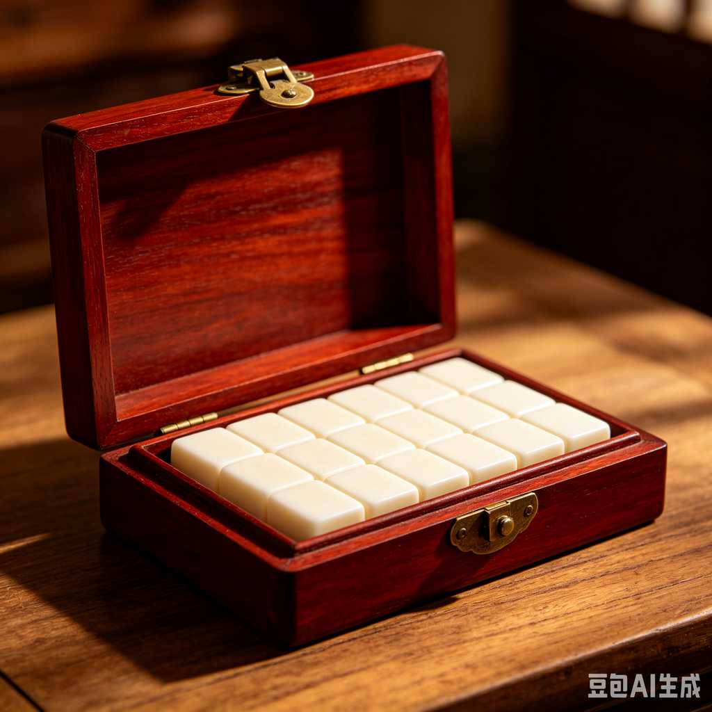 traditional color mahjong set
